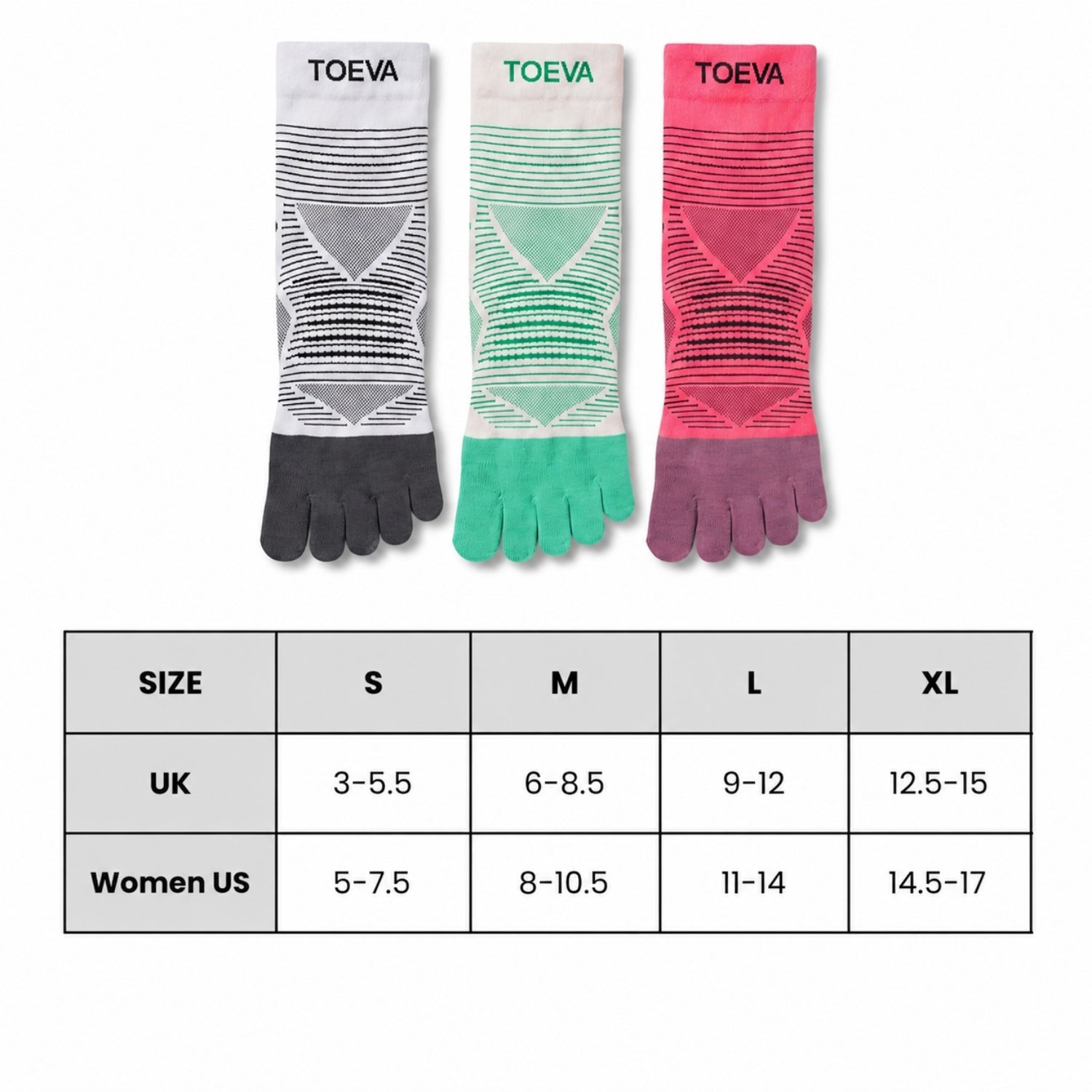 TOEVA Toe Socks — Individual Sleeve System™